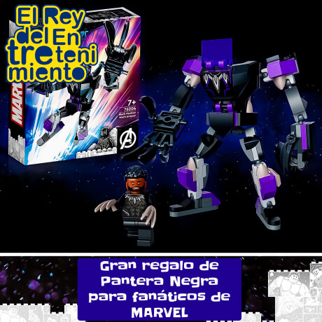 Lego Pantera Negra Robot Marvel 76204 Juego 124pcs Lego Pantera Negra Robot Marvel 76204 Juego 124pcs