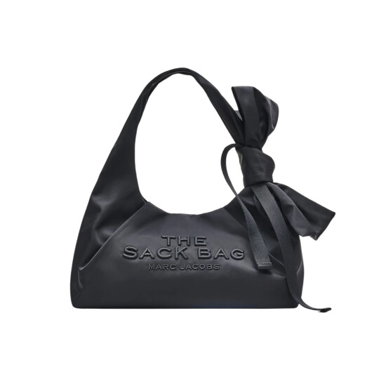 MARC JACOBS - THE BOW NYLON SACK BAG Negro