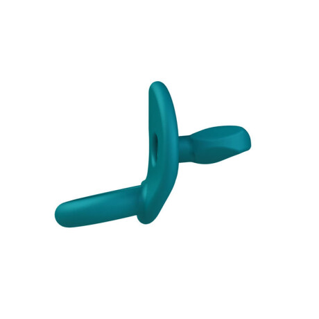 Setx2 Chupetes mordillo silicona punta diamante verde/aqua
