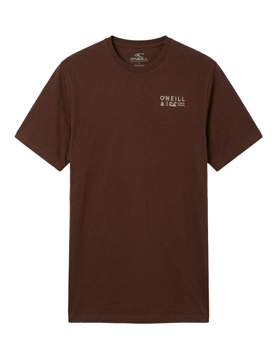 Remera O'Neill Glyphs Café 