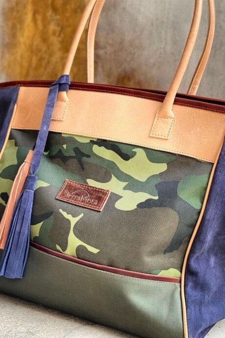 Colourful Weekender Camuflado Con Azul