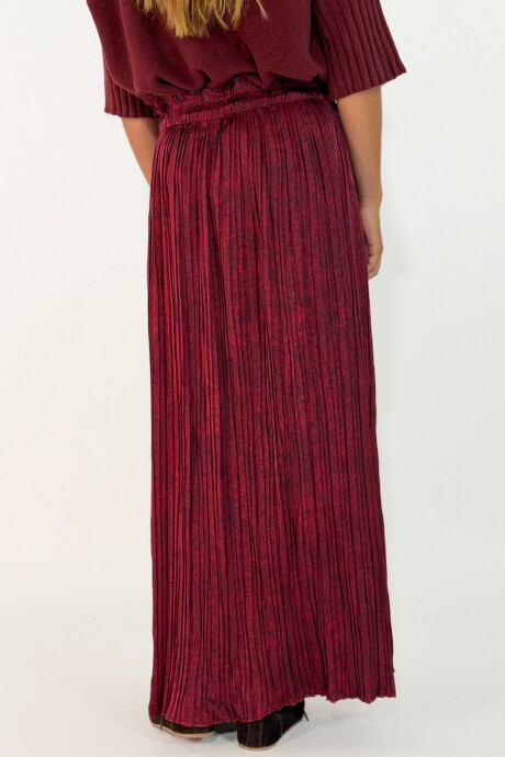 POLLERA MAKRAN Bordo