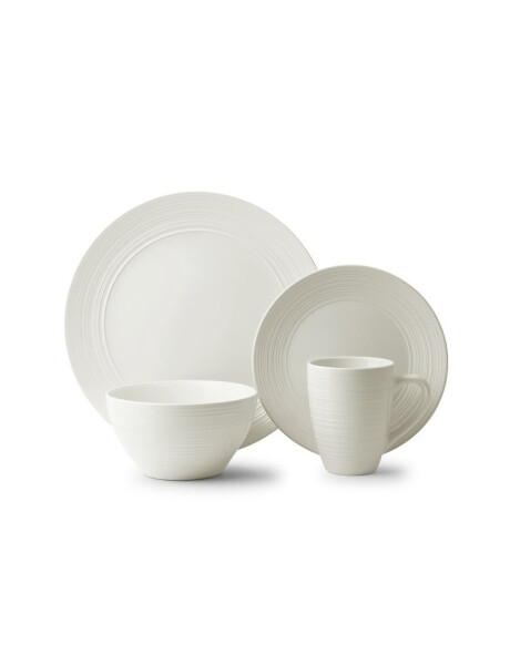 SET 16PZAS STONEWARE D28-21-15/350ML RIPPLE SET 16PZAS STONEWARE D28-21-15/350ML RIPPLE