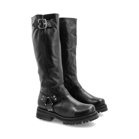 BOTA CUERO ODESSA NEGRO