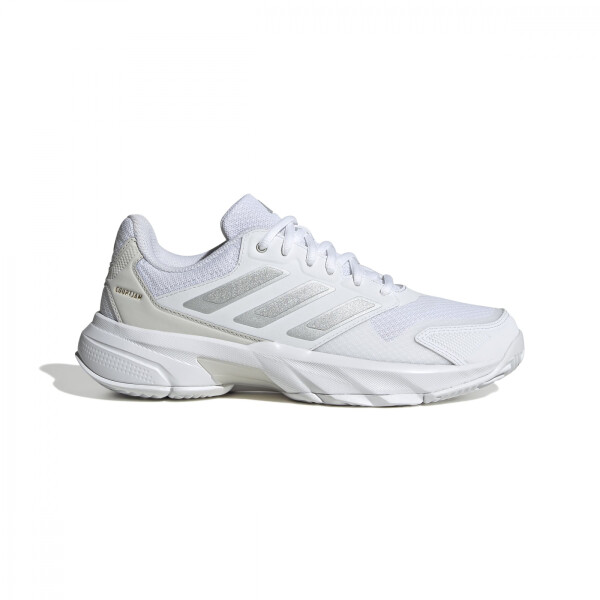 Championes Adidas CourtJam Control 3 Mujer ID2457 Blanco-plateado