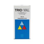 TRIO-VAL SUSP. FRASCO X 100 ML. única