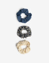 Skunzies Set De Scrunchies - Combinacion Multicolor