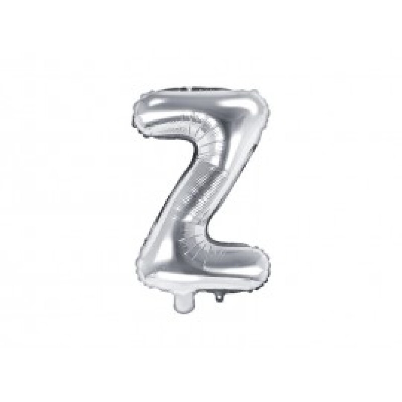 Letra Inflable Plateada Z