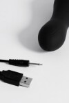 Vibrador recargable USB y/o masajeador de cuello negro