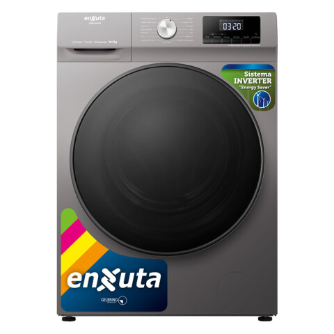 Lavarropa Automático Inverter Carga Frontal 10,5 kg - Titanium - China - Enxuta - LENX161050S Lavarropa Automático Inverter Carga Frontal 10,5 kg - Titanium - China - Enxuta - LENX161050S