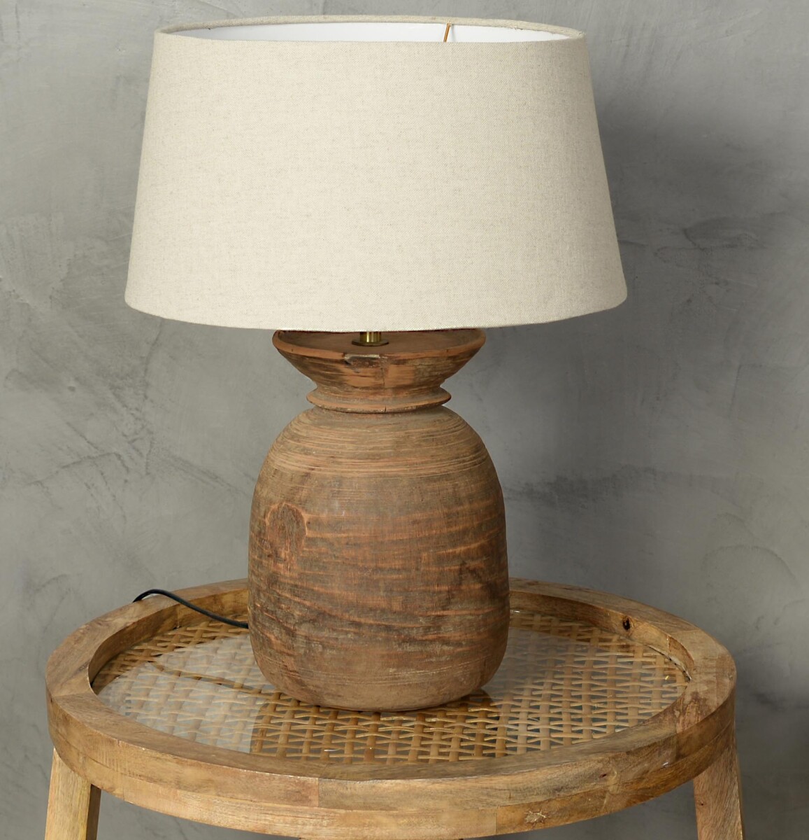 Lámpara de mesa, madera 