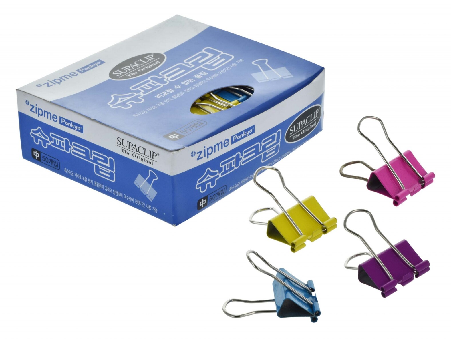 APRIETA PAPEL X50PCS METAL COLOR MANITO 2.4X1.5X5CM 17980 