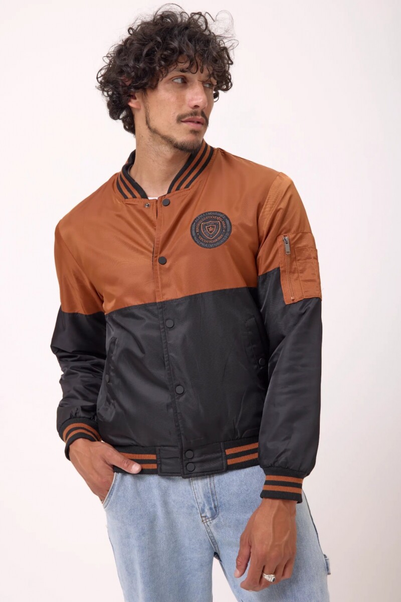 Bomber dos Colores Marrón