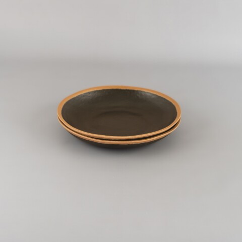Plato Hondo s/ Ala 25cm Brown Plato Hondo s/ Ala 25cm Brown