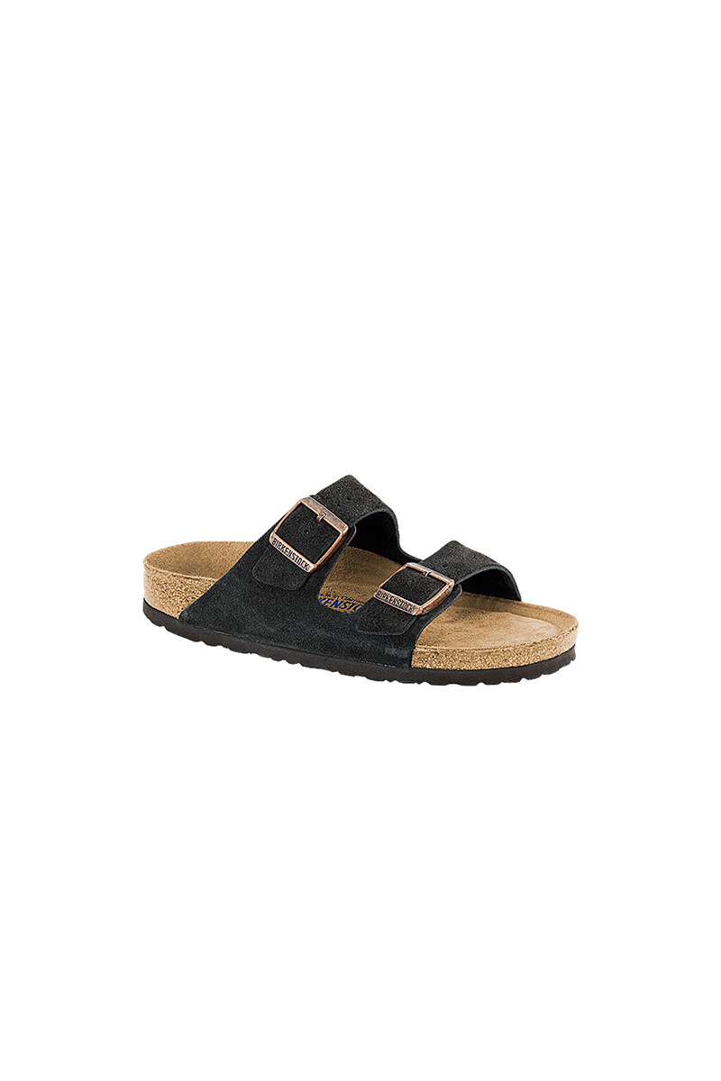 Sandalia Arizona Soft Footbed Suede Leather - Regular - Mocca 