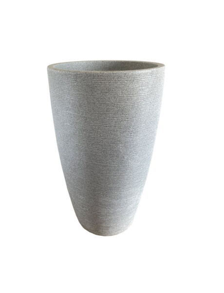 MACETA AMSTERDA GRAPHITO 35x65 GRIS CLARA EFECTO PIEDRA MACETA AMSTERDA GRAPHITO 35x65 GRIS CLARA EFECTO PIEDRA