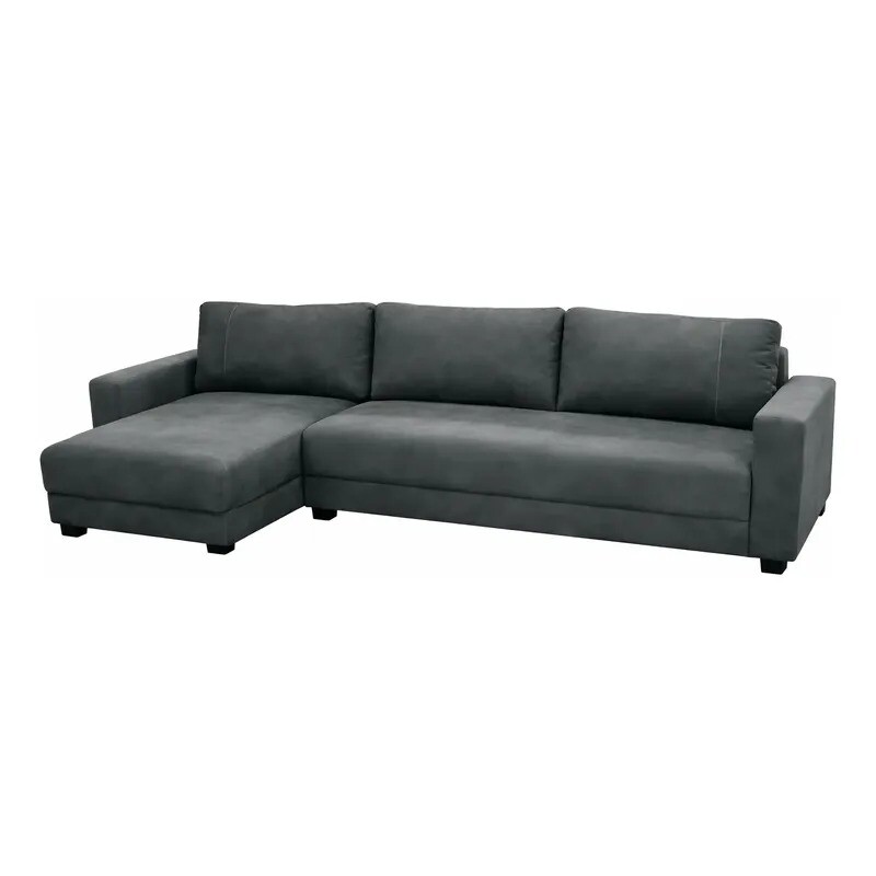 Sofá 3 Cuerpos + Chaise derecho - Tela Pet friendly gris Sofá 3 Cuerpos + Chaise derecho - Tela Pet friendly gris