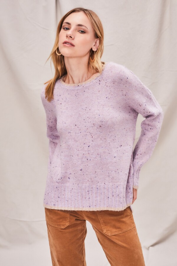 Sweater Bouttonne Lila