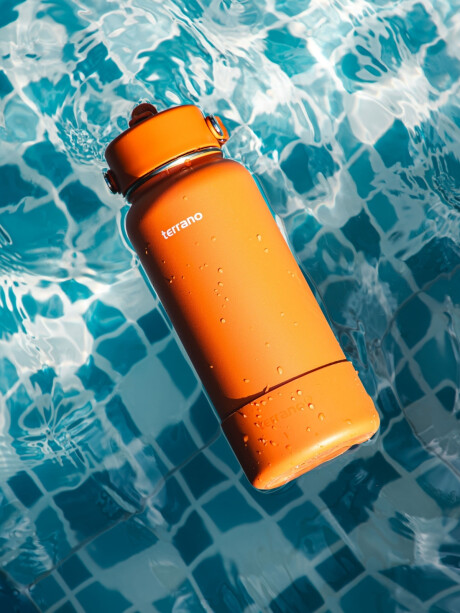 Botella Térmica con Pico 950mL. Terracota