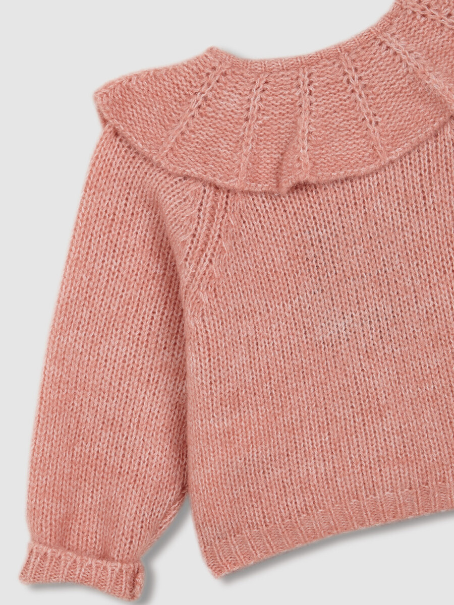 Chaqueta Cuello Especial Rosa