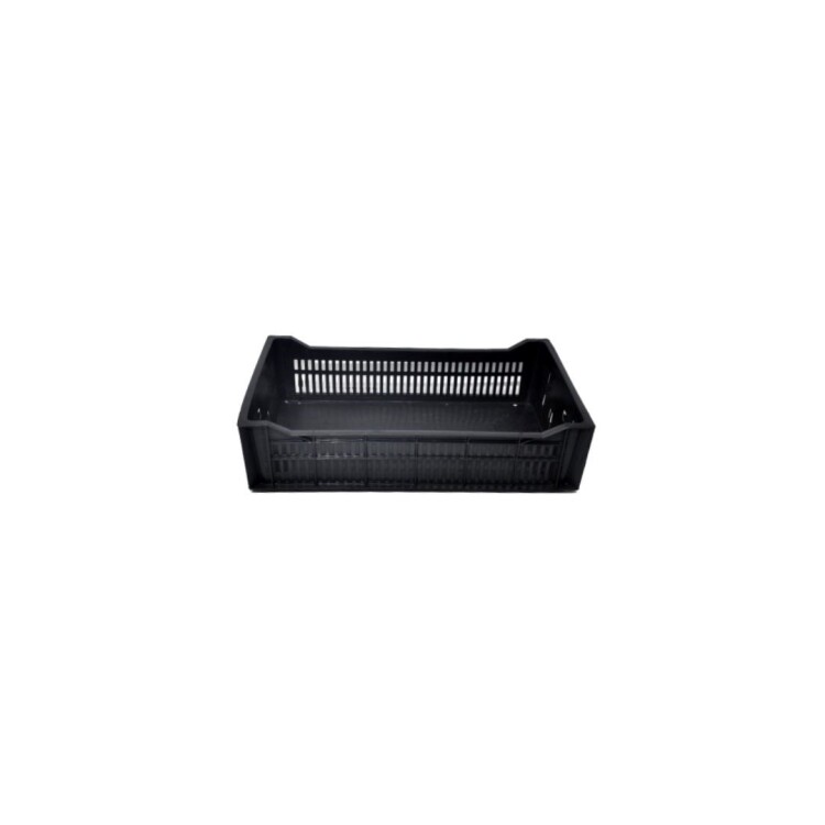 CAJON CANASTO ORGANIZADOR FRUTAS 49X30X12CM NEGRO