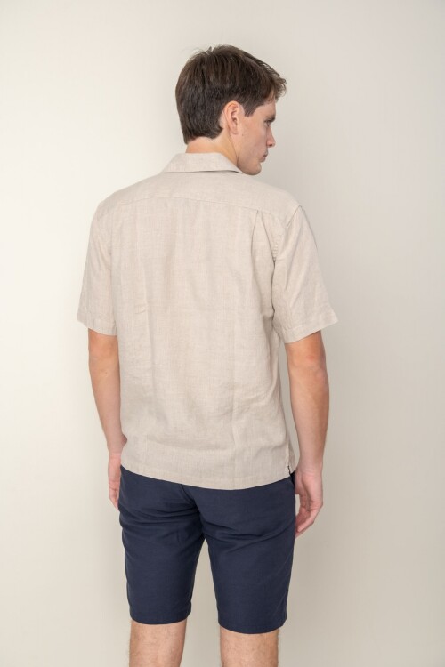 Hawaiana de Lino Beige