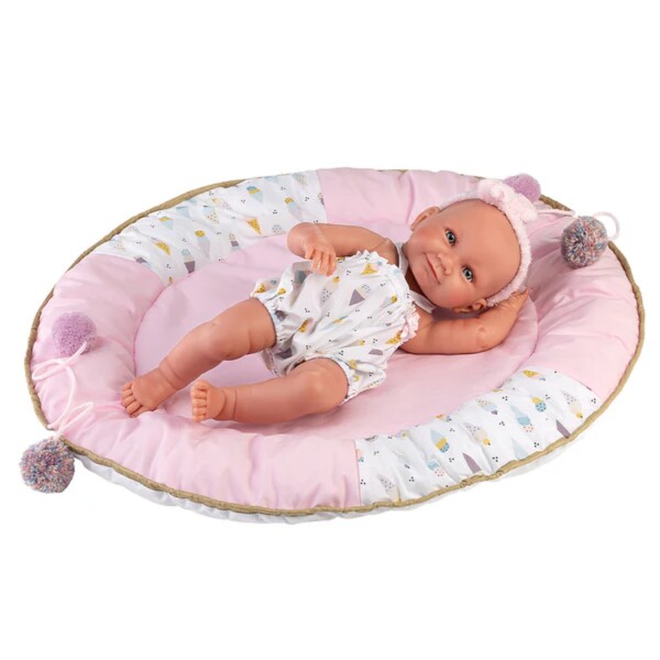 Muñeca Llorens Nica Accesorios Parque Juegos Bebe Juguete Variante Modelo Nica