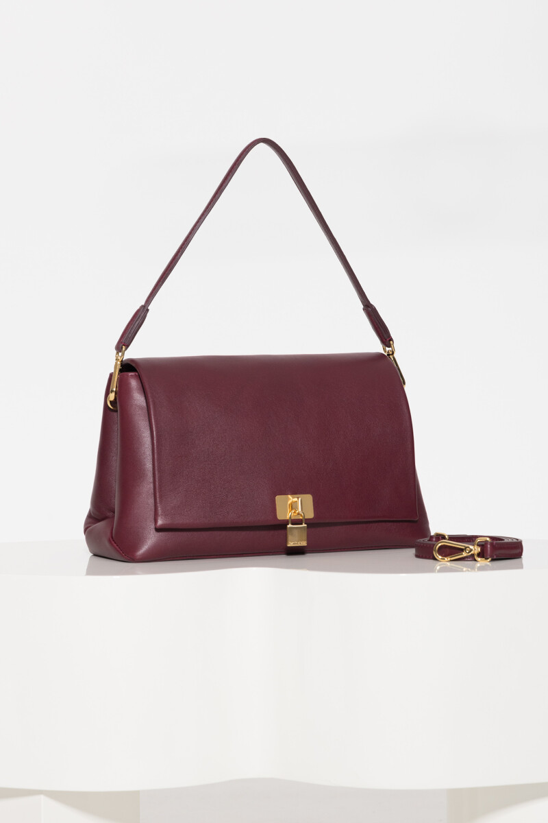 CARTERA LOCK Bordo