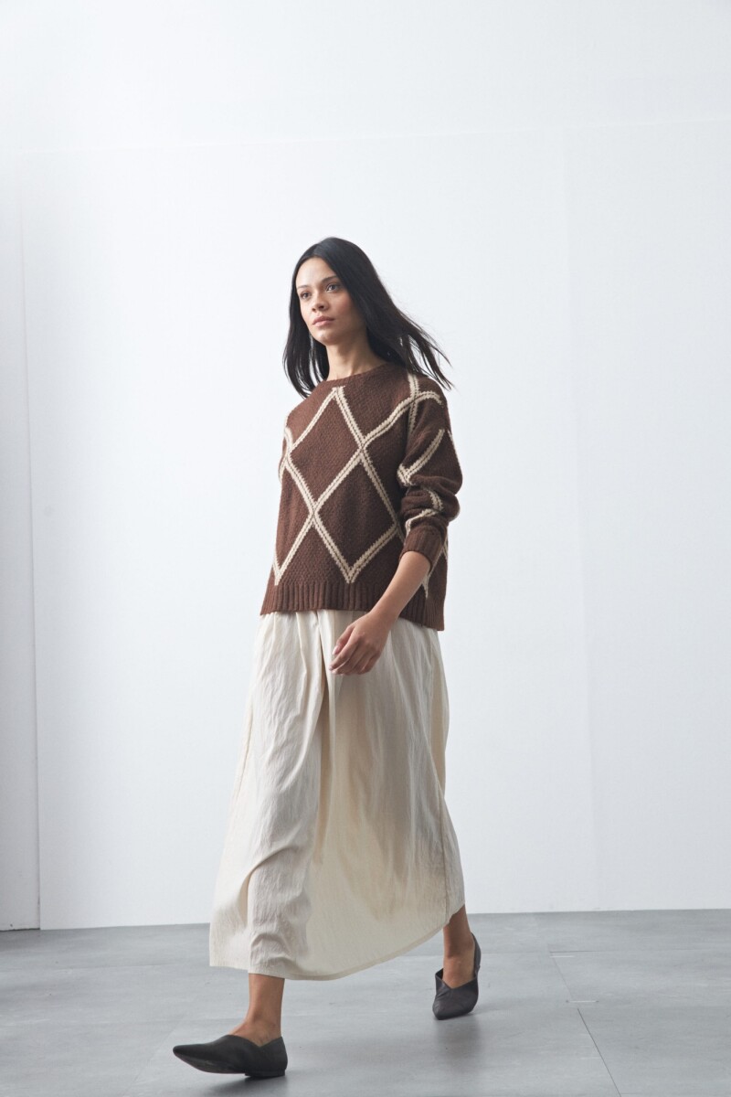 SWEATER LITAS Marrón oscuro