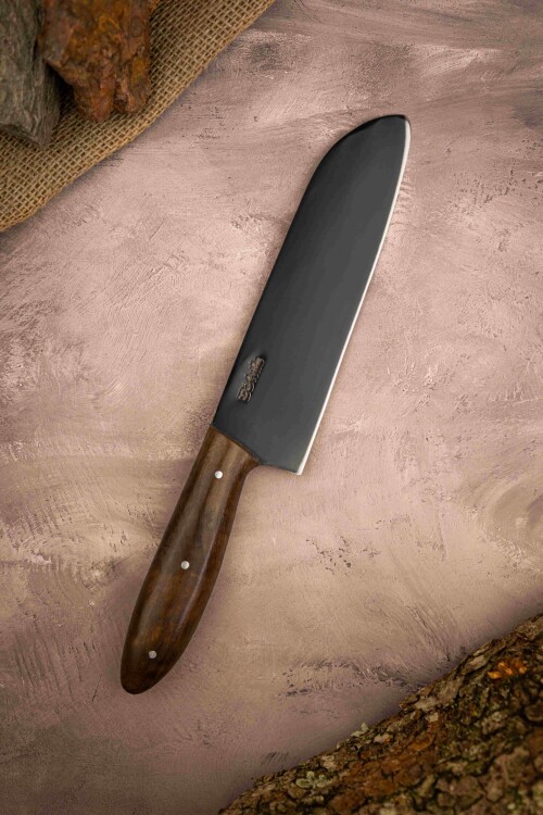 Cuchillo Chef Santoku Fosfatado Liso