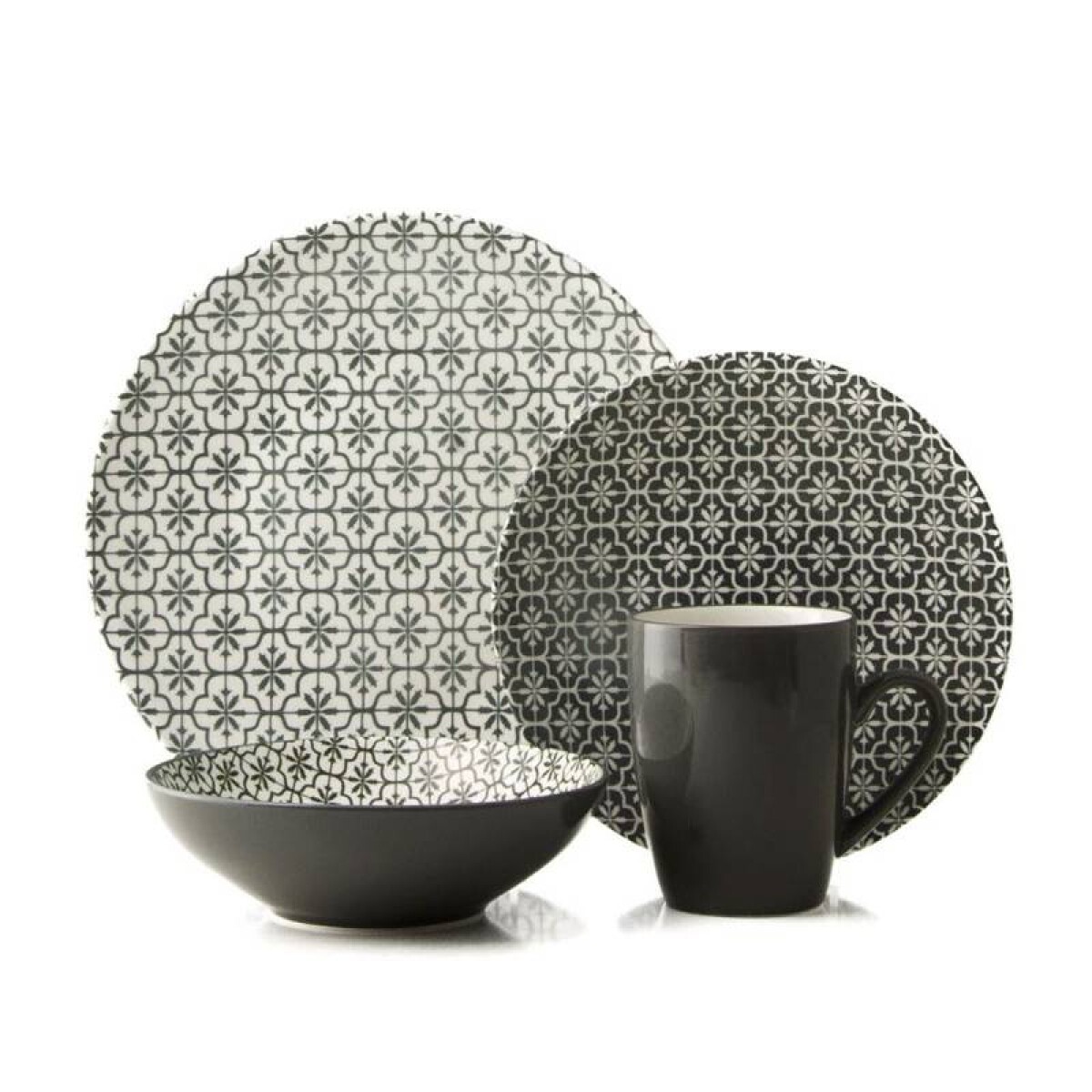 Juego de vajilla redondo de porcelana 30 piezas 