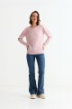 Sweater hilo metálico ROSA