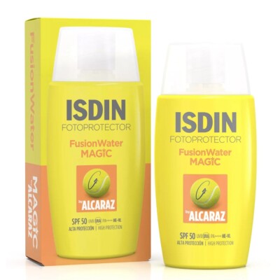 Protector Solar Isdin Fusion Water Magic Alcaraz Spf 50 Protector Solar Isdin Fusion Water Magic Alcaraz Spf 50
