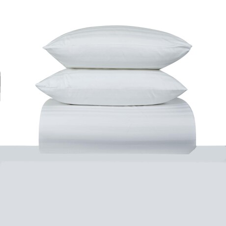 JGO SÁBANAS SUPER KING ALGODON BLANCO HOTELERAS 500 HILOS