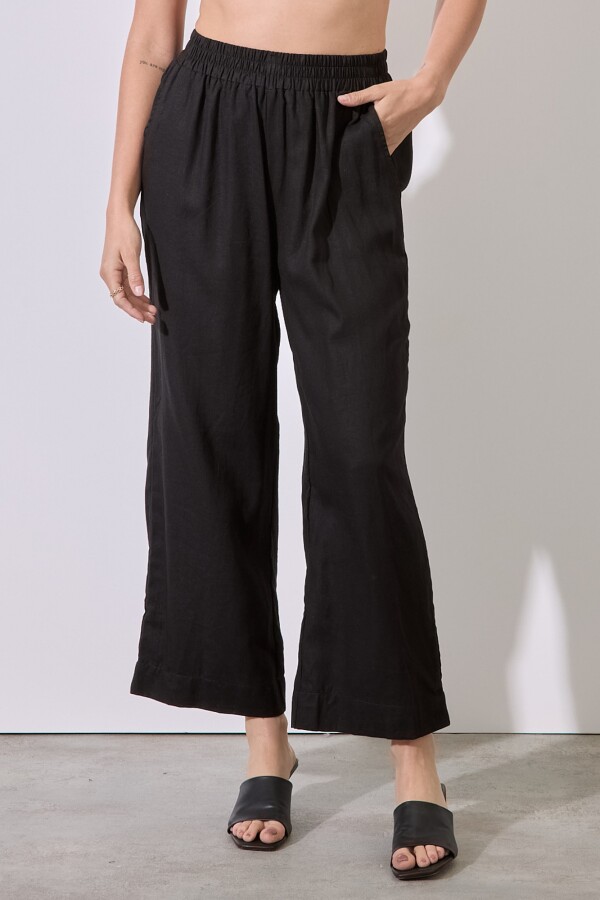 Pantalon Lino NEGRO