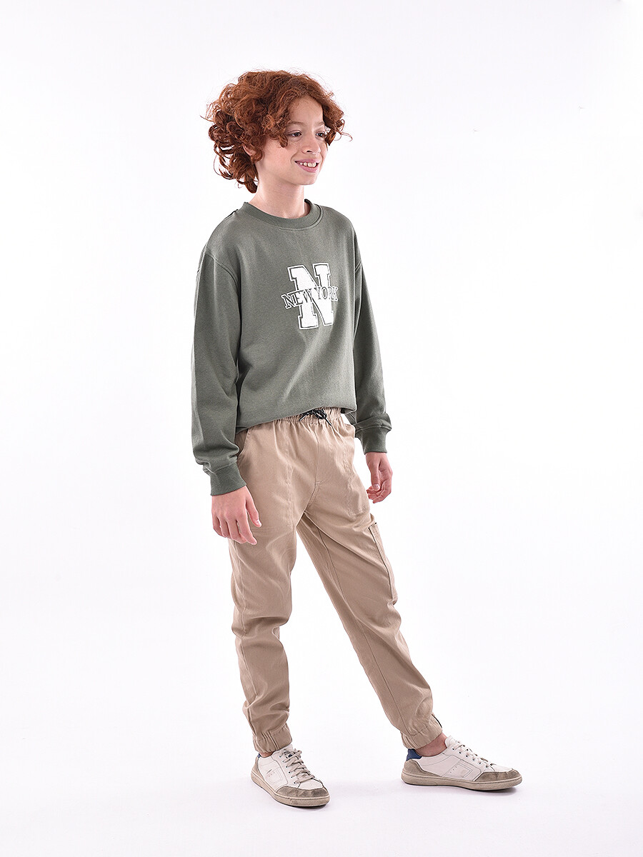 PANTALÓN CARGO LUCCA - BEIGE 