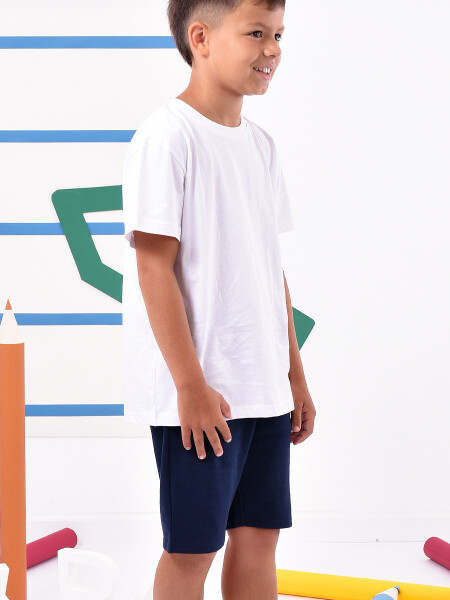 REMERA BASICA MANGA CORTA BLANCO