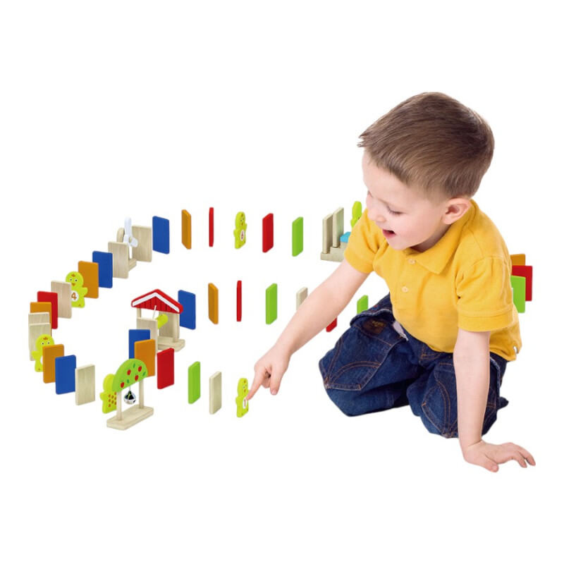 Carrera de Dominó Viga 116 Piezas Carrera de Dominó Viga 116 Piezas