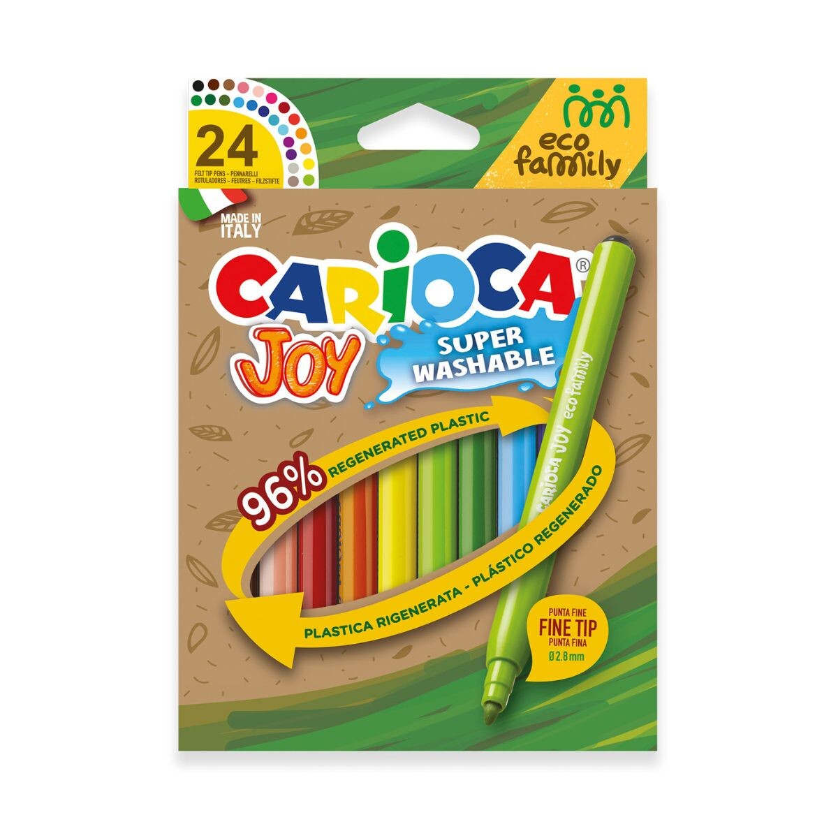 CARIOCA MARCADOR JOY PUNTA FINA CJ X 24 