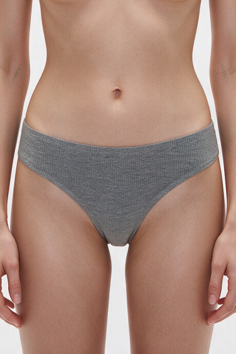 Tanga Fitness Pack X 2 Gris