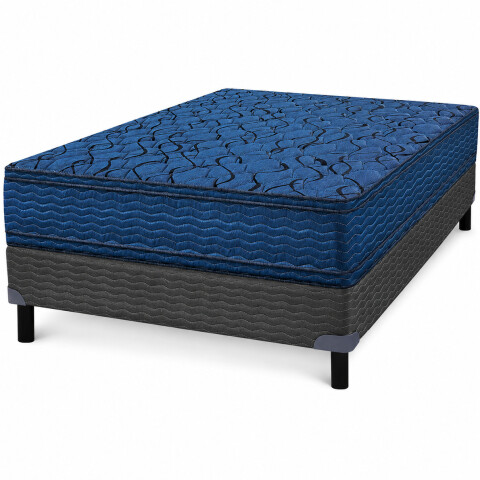 Sommier Completo GRAVA Zafiro®- 2 Plazas - Espuma - 140x190x29 cm - Hasta 150 Kg - GARANTIA 5 AÑOS Sommier Completo GRAVA Zafiro®- 2 Plazas - Espuma - 140x190x29 cm - Hasta 150 Kg - GARANTIA 5 AÑOS