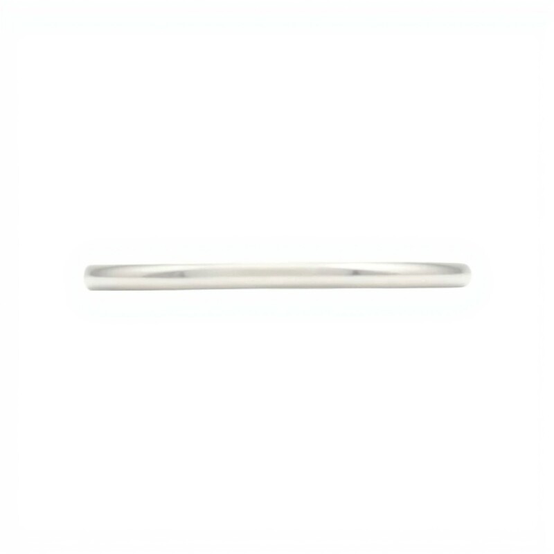 Esclava Bombé lisa-Plata 925-Sin piedra-ES3008 sinpiedra