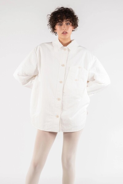 CAMISA OVER 9274 Blanco