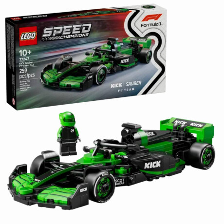 Lego Speed Champions Auto de Carreras Kick Ssuber F1 Team C44 259 Piezas 10+ Lego Boys