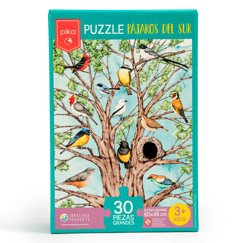 Puzzle Uruguay 30 Piezas PAJAROS