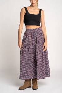Falda Gingham Multi