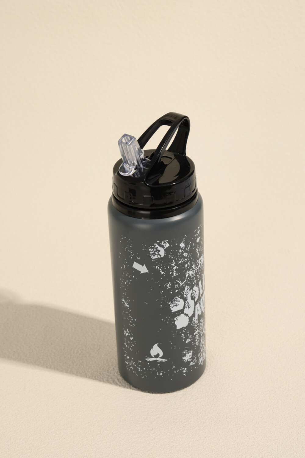 Botella Agua Outdoor Adventure Gris Oscuro