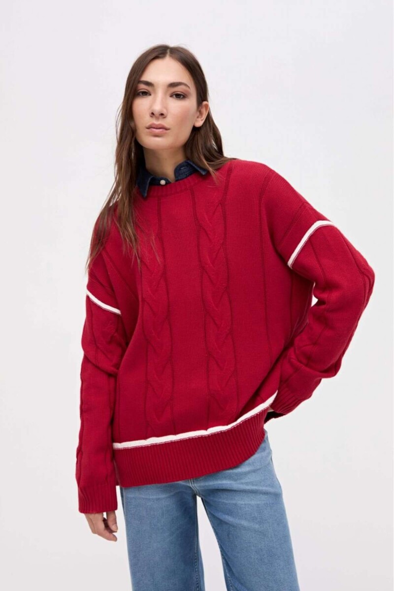 Buzo punto Rali - Tomate 