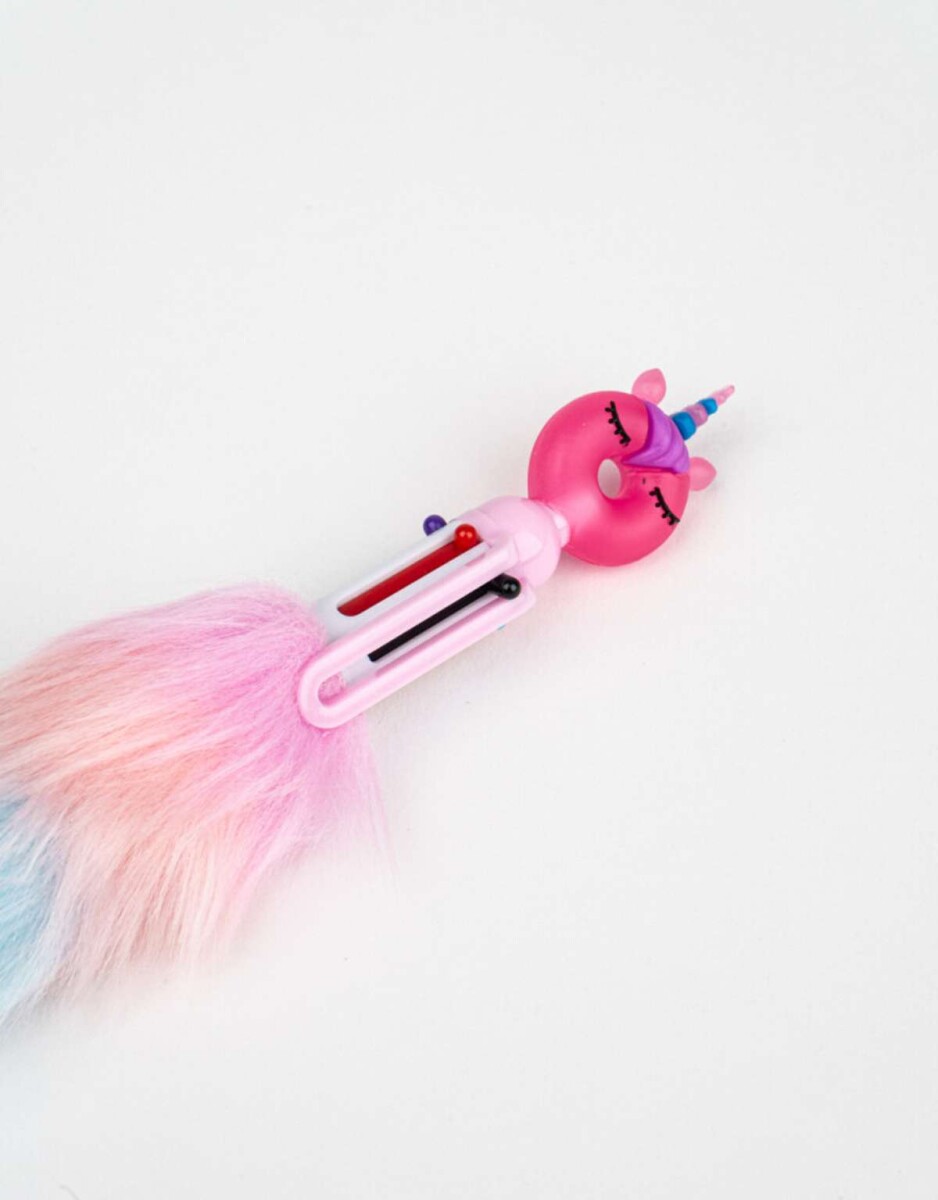 Lapicera Con Pelito - Combinacion Multicolor 