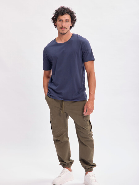 Pantalón cargo jogger Verde Militar
